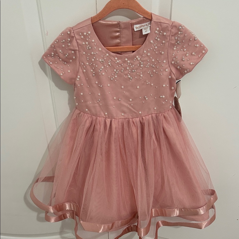 Elegant Pink Kids Formal Dress